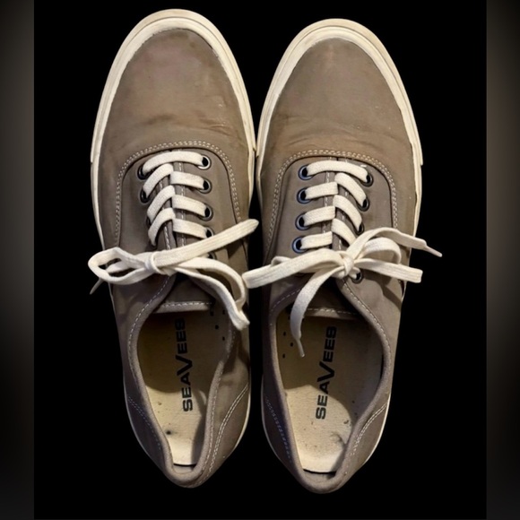 SeaVees Other - SeaVees Men's Lace-Up Sneakers - Gray & White